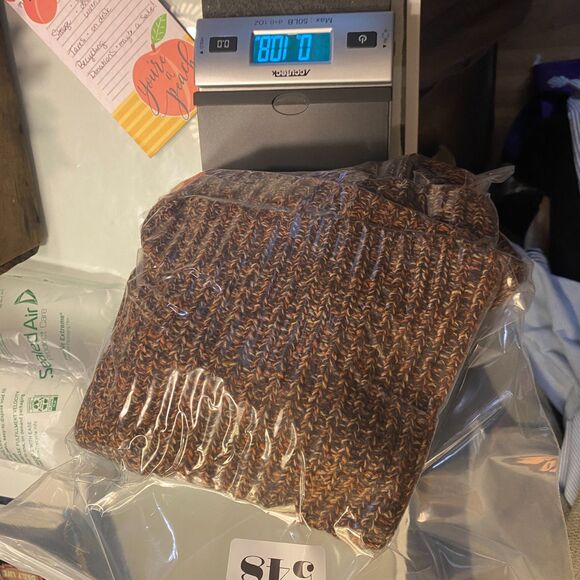 Express Merino Wool Sweater Long Bell Sleeve Ribbed Waist Size S - Picture 9 of 9